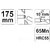 Клещи автоматические для снятия изоляции 175мм (max 10мм) Yato YT-2268