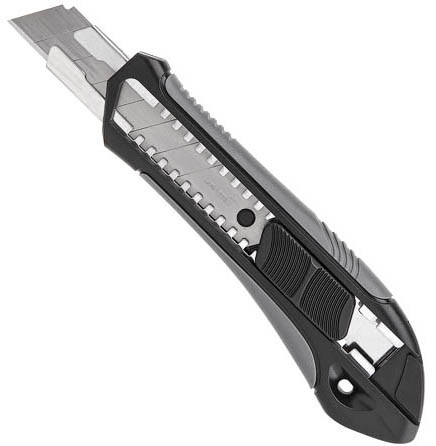 Нож пистолетный с выдвижным лезвием 18мм Black Line Startul (ST0925)