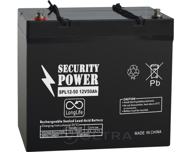 Аккумуляторная батарея Security Power SPL 12-50 12V/50Ah