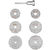 Набор отрезных дисков для гравера с держателем Deko RT7 (SET 7) (065-0677)