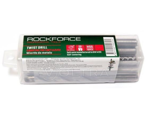 Сверло по металлу 13мм HSS 5шт RockForce RF-DSP130