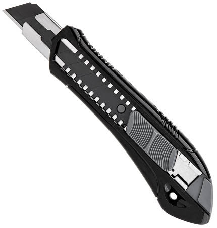 Нож пистолетный с выдвижным лезвием 18мм Black Line Startul (ST0923)