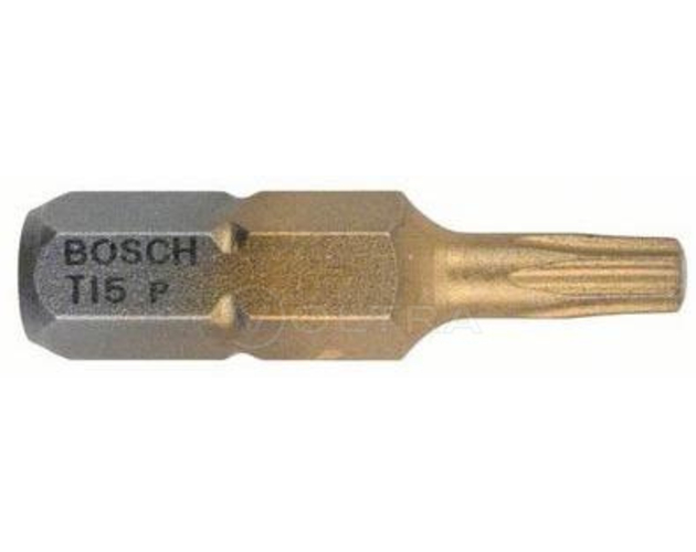 Насадка (бита) Torx Т15х25мм TIN Bosch (2607001689)