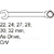 Набор рожково-накидных ключей 22-32мм в футляре (6шт) Yato YT-5532