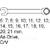 Набор рожково-накидных ключей 6-21мм в футляре (16шт) Yato YT-5531