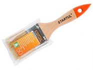 Кисть плоская 1,5"-38мм STARTUL STANDART+ (флейцевая малярная, удлиненная щетина, утолщенная рукоять) (ST0100-38)