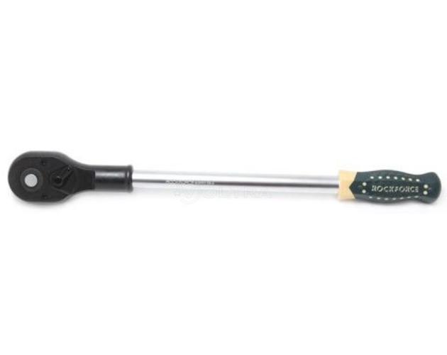 Трещотка реверсивная удлиненная с резиновой ручкой 3/4" 24зуб. Rock Force RF-8026760