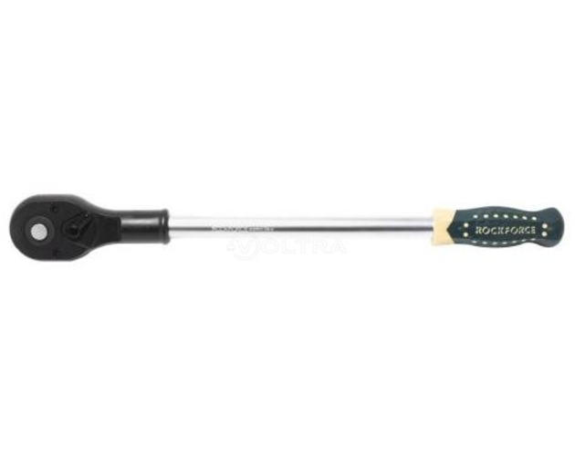 Трещотка реверсивная удлиненная с резиновой ручкой 3/4" 24зуб. Rock Force RF-80261010