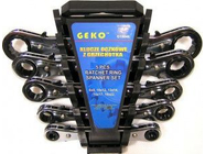 Ключи накидные трещоточные 6-22мм (набор 5пр.) Geko G10046