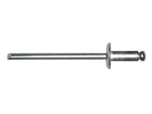 Заклепка вытяжная 6.4х25 мм алюминий/сталь, цинк (5 шт в зип-локе) STARFIX (SMZ1-58345-5)