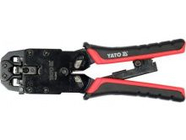 Пресс-клещи для обжима и зачистки кабеля (RJ45, RJ10, RJ11) Yato YT-22443