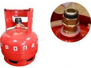 Баллон газовый бытовой КБ-2 5 литров с клапаном NOVOGAS (НЗ 74.00.00-06)
