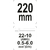 Пресс-клещи 220мм (22-10 AWG 0,5-6,0мм) Yato YT-2302