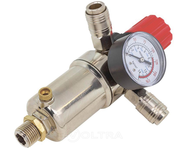 Фильтр-регулятор с индикатором давления для пневмосистем с б/с Forsage F-SL4000-04C