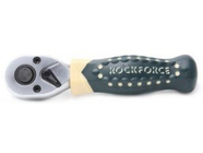 Трещотка реверсивная короткая с резиновой ручкой 1/2" 72зуб. Rock Force RF-802419