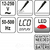 Пробник-отвертка индикаторная LCD Yato YT-2862