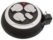 Удлинитель 3м на барабане (3 роз., 3.3кВт, 2 USB, с/з, ПВС) Brennenstuhl Comfort-Line (1109220600)