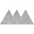 Сетка абразивная треугольная HARD 28см Р80 3шт Yato YT-84611
