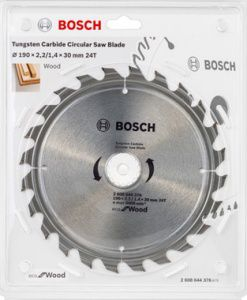Диск пильный 190х30 мм 24 зуб. универсальный Multimaterial Wood Eco Bosch (2608644376)