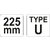 Зажим сварочный тип "U" 225мм CrMo Yato YT-2461