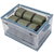 Ящик пластмассовый складной на колесиках для хранения размер L-29.5х36х50.5см WMC TOOLS WMC-ORGS