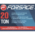 Пресс гидравлический напольный 20т Forsage F-20001 (дерев)