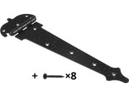 Петля-стрела фигурная 300мм черная матовая Starfix (SMP-67078-1)