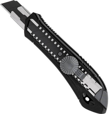 Нож пистолетный с выдвижным лезвием 18мм Black Line Startul (ST0922)