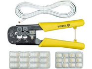 Пресс-клещи для обжима и зачистки кабеля (RJ45, RJ11) Vorel 45503