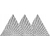 Сетка абразивная треугольная HARD 28см Р220 3шт Yato YT-84616
