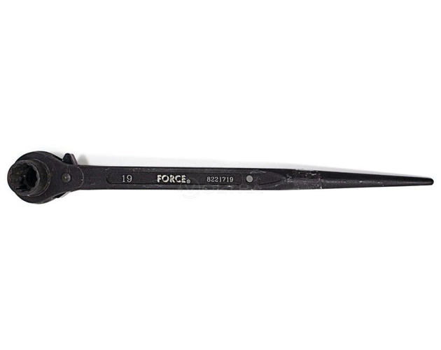Ключ трещоточный ступичный усиленный 17х19мм Forsage F-8221719
