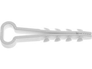 Дюбель-хомут для прямоугольного кабеля 10х5 мм белый (100 шт в пласт. конт.) Starfix (SMP2-82563-100)