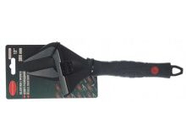 Ключ разводной с прорезиненной рукояткой 12''-300мм (захват 0-60мм, кованная сталь) RockForce RF-649300C