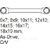 Набор накидных ключей 6-19мм в футляре CrV (7шт) Yato YT-5533