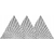 Сетка абразивная треугольная HARD 28см Р60 3шт Yato YT-84610