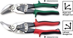 Ножницы по мет. изогнутые 240мм правые Toptul (SBAD0224)