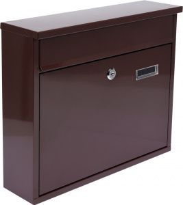 Ящик почтовый 310х360х100мм коричневый Vorel 78577
