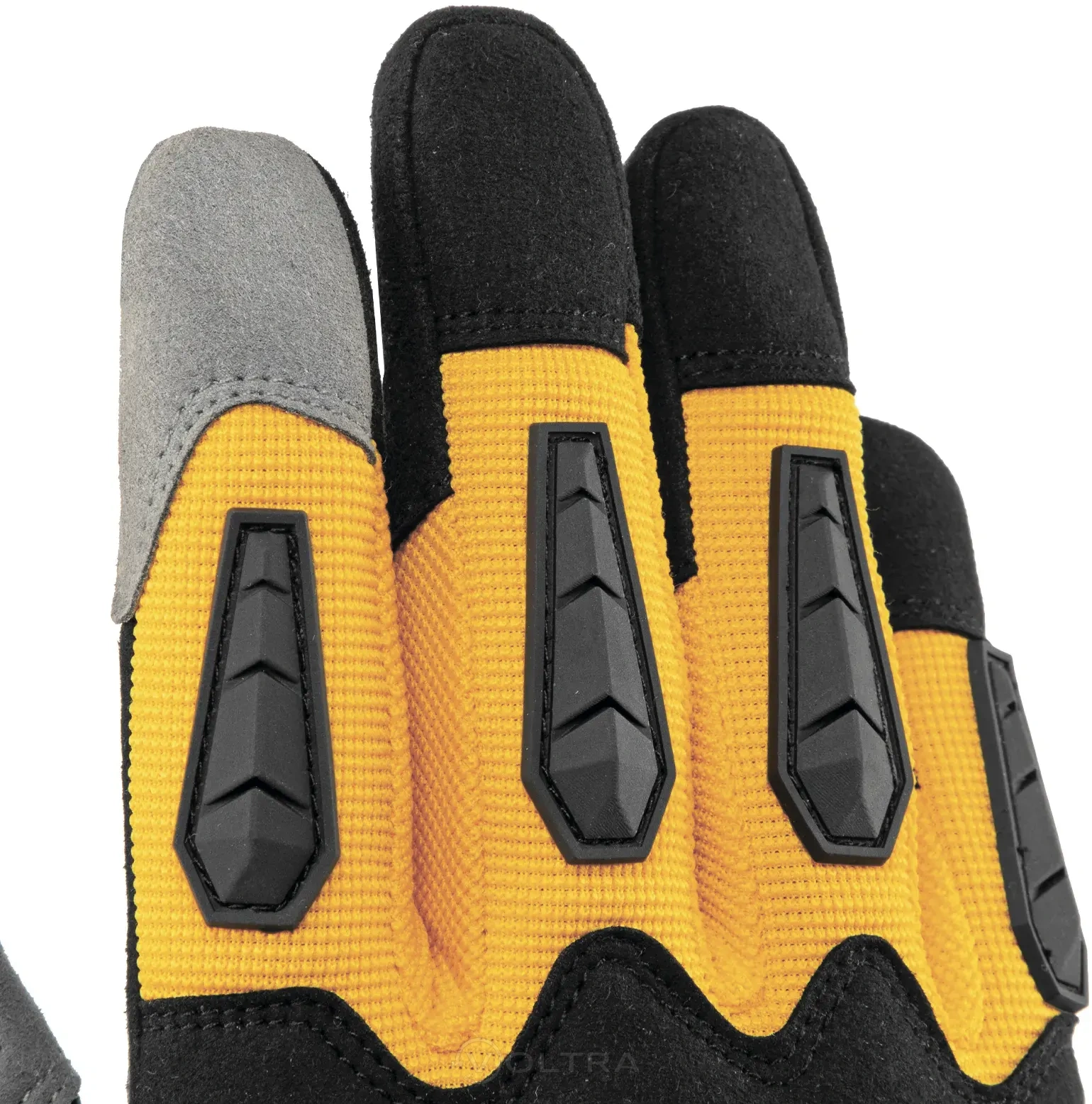Перчатки универсальные усиленные с защитными накладками размер 10 Denzel (68003)