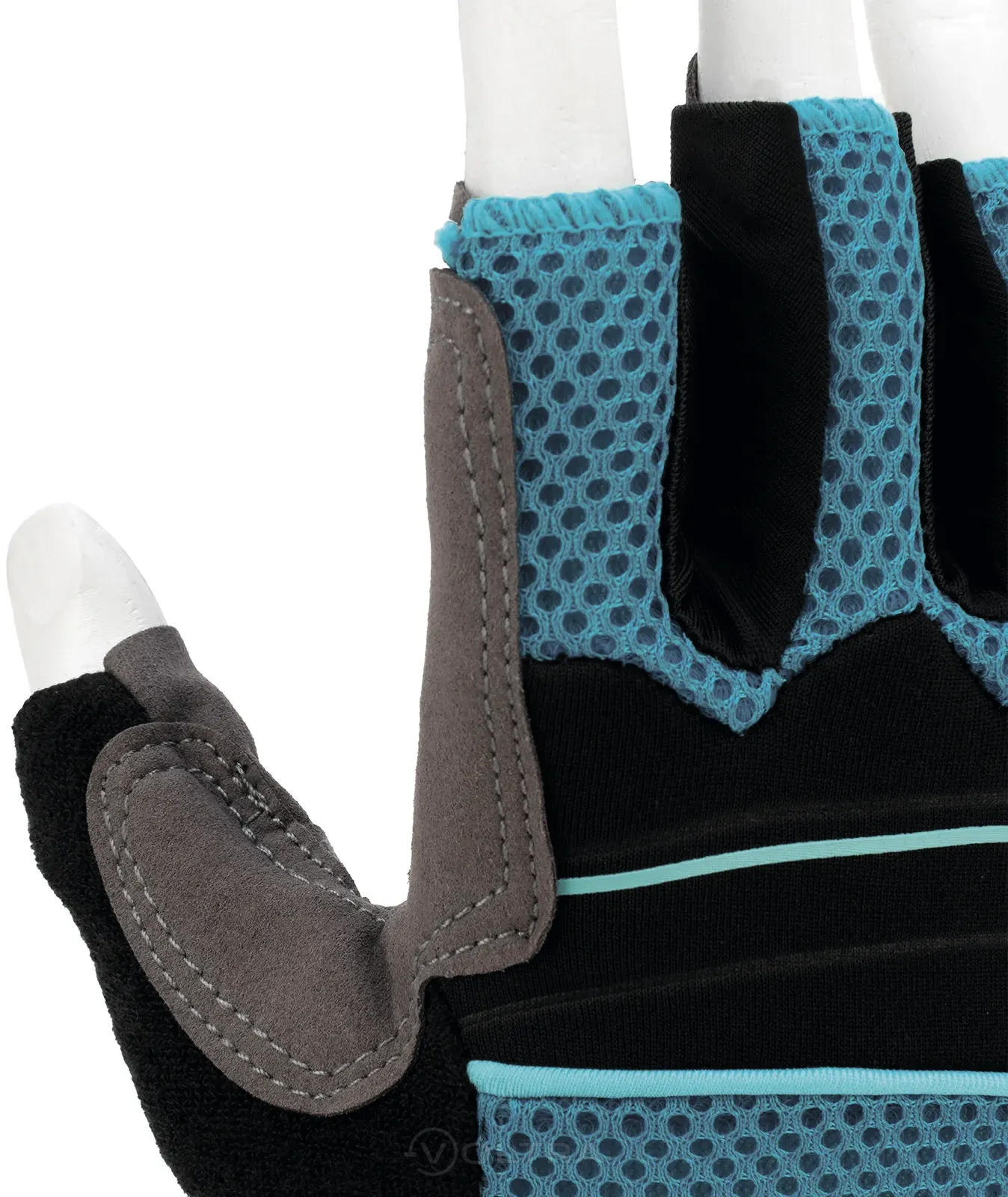 Перчатки комбинированные облегченные открытые пальцы AKTIV размер М (8) Gross (90308)
