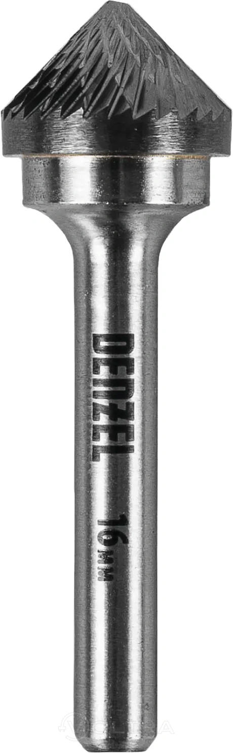 Борфреза по металлу твердосплавная зенкер 90 град. тип-K 16мм Denzel (72059)