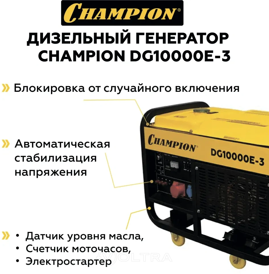 Champion DG10000E-3