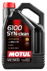 Масло моторное cинтетическое 5л Motul 6100 Syn-Clean 5W30 (107947)