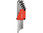 Ключи TORX с отверстием T10-T50 удлиненные S2 9шт Yato YT-05633