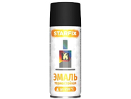 Краска-эмаль аэроз. термостойкая силиконовая черный 520мл Starfix (SM-26804-1)