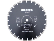 Диск алмазный отрезной по асфальту 400x25.4 Hilberg Hard Materials Laser HM309