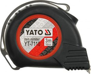 Рулетка с магнитом 5м/25мм (бытовая) Yato YT-7111