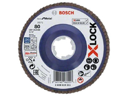 Круг лепестковый 125х22.2мм G80 плоский Best For Metal X-LOCK Bosch (2608619211)