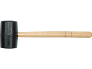 Молоток резиновый 0.23кг с деревянной ручкой Vorel 33550