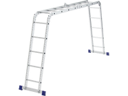 Лестница шарнирная алюминиевая 18 ступеней Сибртех (97884)