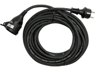 Удлинитель электрический 5м 1 розетка c резиновой изоляцией IP44 (16A, 50Hz, кабель H07RN-F) Yato YT-8111